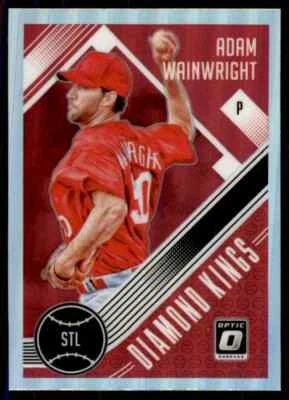 2018 Donruss Optic Diamond Kings Prizm Adam Wainwright St. Louis Cardinals #30 - Image 1 of 2