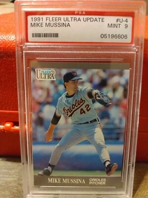 1991 Fleer Ultra Update Mike Mussina Baltimore Orioles #65 MINT 9 - Image 1 of 2