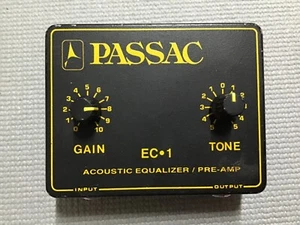 RARE AUSTRALIAN MADE PASSAC EC-1 ACOUSTIC PREAMP - Picture 1 of 3