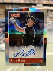2022 Donruss Optic Retro 1988 Signatures Holo Prizm Gavin Sheets Rookie Auto RC