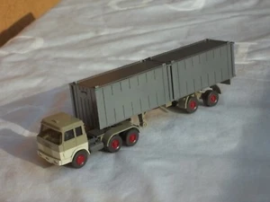 WIKING 1/87 HO SEMIRIMORCHIO HENSCHEL CONTAINER 52A VEDI DESCRIZIONE - Foto 1 di 11