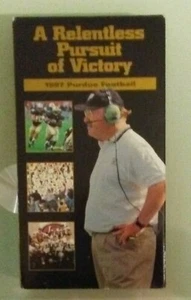 A RELENTLESS PURSUIT OF VICTORY  1997 PURDUE FOOTBALL   VHS VIDEOTAPE - Picture 1 of 1