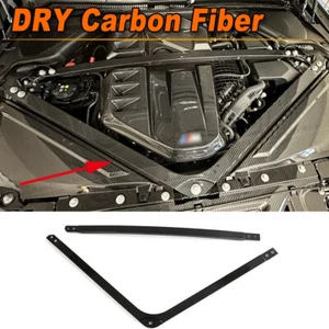 Puntone supporto ammortizzatore motore carbonio DRY per BMW G80 M3 G82 G83 M4 G87 M2 21UP - Foto 1 di 14