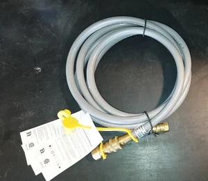 12 Feet 3/8" ID Natural Gas Hose, Low Pressure LPG Hose with Quick Connect - Picture 1 of 7