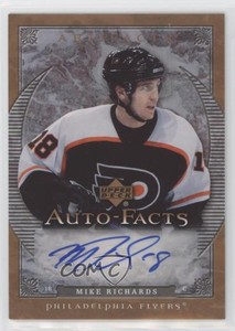 2007-08 Upper Deck Artifacts Auto-Facts Mike Richards #AF-MR Auto
