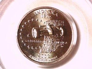 2002 P Indiana Washington State Quarter PCGS MS 67 71296740 - Picture 1 of 3