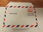 Set Of 5Vintage 10 Cent Postage Stamp Us Air Mail Air Letter Sheet Envelope New