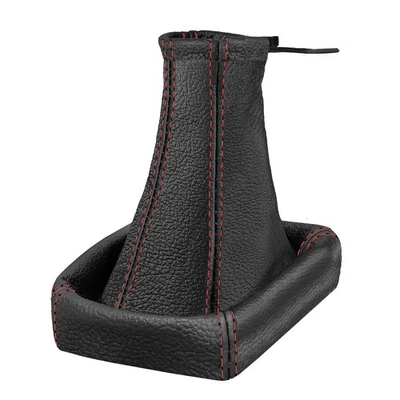 Funda para Palanca de Cambios Apto para Opel Astra G Negro Costura Roja - Imagen 1 de 4