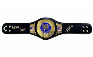 Robert O'Neill Signed U.S. Navy SEAL Championship Belt Inscribed”Never Quit!"PSA - Picture 1 of 3