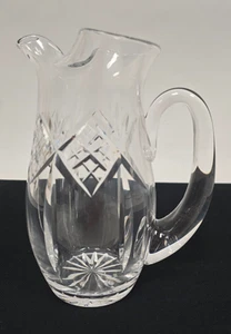 Waterford Crystal Water Juice Milk Pitcher Gorgeous 7.5” Tall Pour Spout - Picture 1 of 10