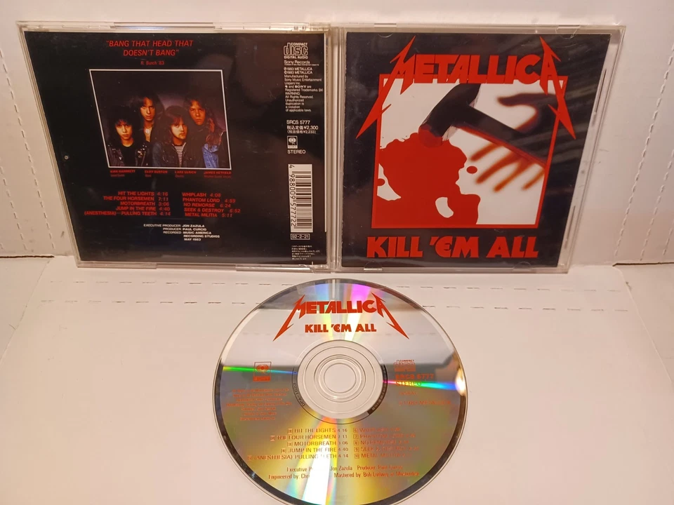 Metallica - kill em all CD 90's JAPAN PRESS SRCS 5777 - Image 1 of 1