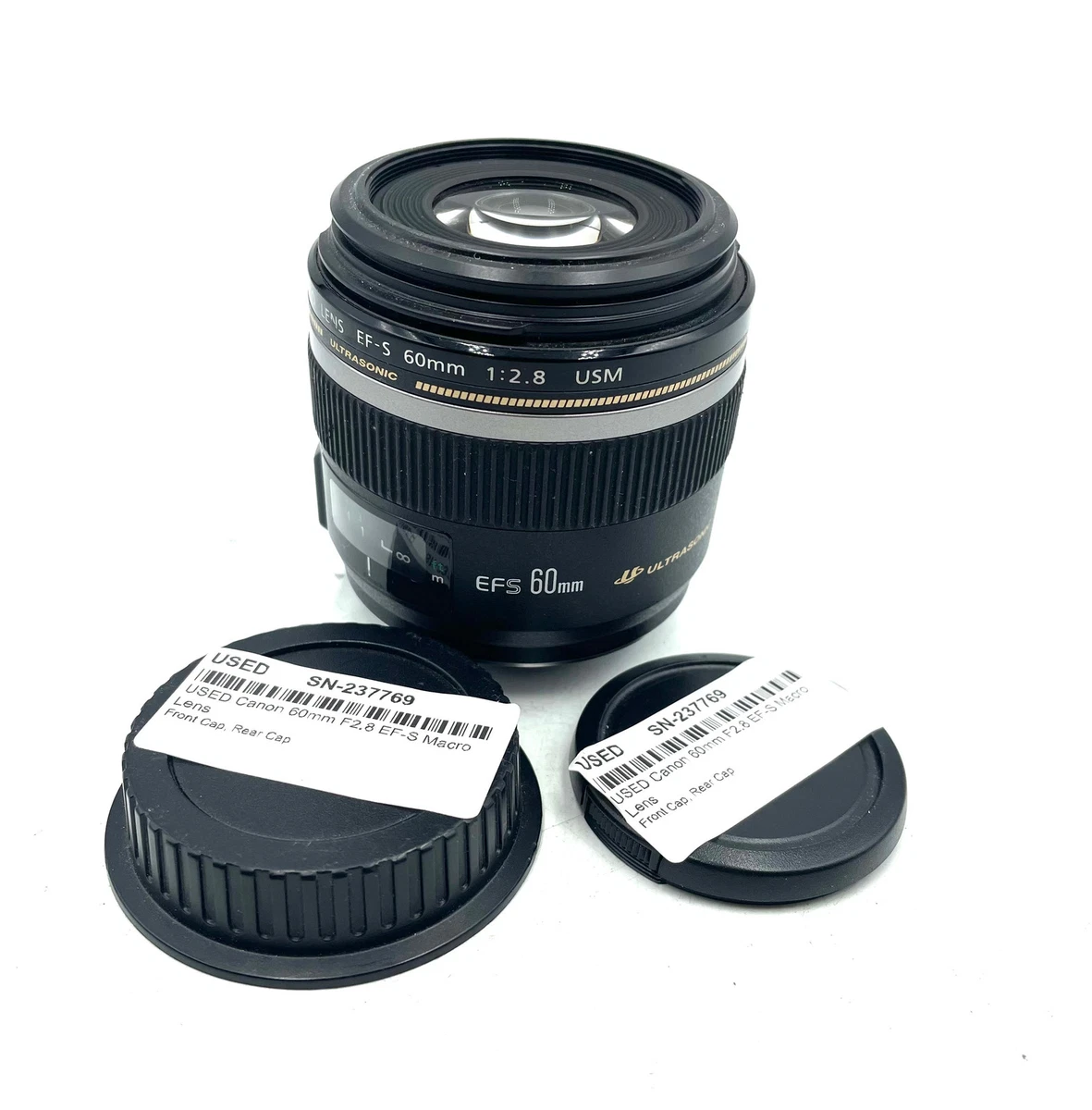 Canon EF-S 60mm F/2.8 Macro USM Lens - Renewed Macro Lens For Canon SLR Cameras