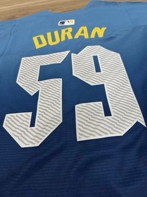 Jhoan DURAN #59 Philadelphia Phillies City Connect Blue Jersey Adult NWT Stiched