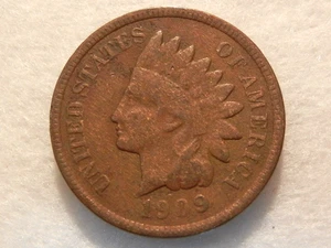 1909 Indian Head Cent alte Kupfer US Münze - Bild 1 von 2