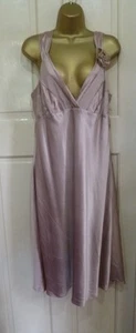 GHARANI STROK PRETTY LILAC 100% SILK MIDI DRESS FULLY LINED SIZE 18 - Bild 1 von 11