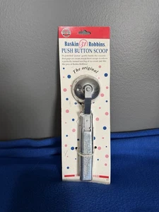 Vintage Baskin Robbins Pulsante Gelato Scoop Norpro Metallo NUOVO IN CONFEZIONE - Foto 1 di 4
