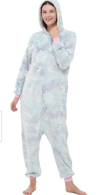 Unisex One Piece Unicorn XL Pajama Kigurumi Adult Glow In The Dark New With Tags - Image 1 of 4