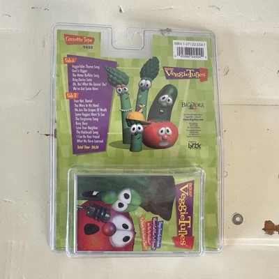 Veggie Tunes Songs 1998 Big Idea Hit Video Series VeggieTales Cassette Tape - Image 1 of 3