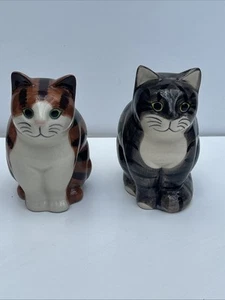 Wachtel Keramik Dave Grey Tabby Katze 🐱 und Tim Tiger Streifen Katze Ornament. - Bild 1 von 13