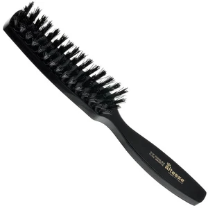 Narrow Natural Bristle Contoured Hair Brush - Picture 1 of 5