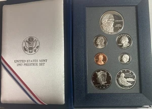 1993-S Prestige Proof Set James Madison Silver Dollar Box & COA - No Reserve - Picture 1 of 2