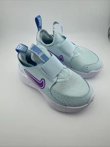 ZAPATOS PARA CORRER NIKE FLEX RUNNER 3 PARA NIÑOS PEQUEÑOS FN1449 en azul glaciar talla US 9c  - Imagen 1 de 5