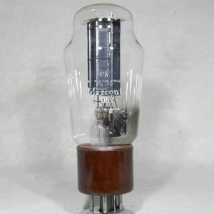 Marconi U52/5U4G Black Plate Bottom Square Getter Brown Base British Made - Picture 1 of 20