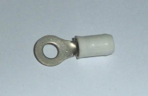 Lot 3 AMP TE Stratotherm Size 14 Insulated Ring Crimp Connector PN50840 Hi Temp - Picture 1 of 2