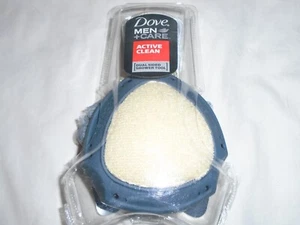 Dove Men + Care Shower Tool Active Clean Dual Sided Exfoliating Scrubber - NEW - Picture 1 of 1