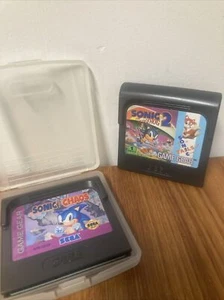 Sonic Chaos & Sonic 2 Lot Plus One Case GENESIS GAME GEAR VIDEOSPIEL - Bild 1 von 4