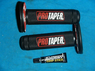 JUEGO DE EMPUÑADURAS DE BARRA DE MANILLAR MX 7/8 pulgadas Maico ATK Ossa Trial Bultaco beta cz  Foto 1 de 4