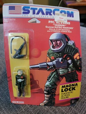 Vintage Coleco "StarCom" PFC Al Evans Carded 1986. - Image 1 of 4