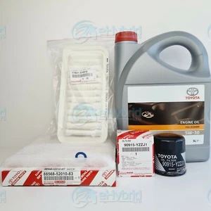 GENUINE TOYOTA YARIS 1.3L SERVICE KIT 1999 TO 2005 MODEL NCP10 OIL & ALL FILTERS - Picture 1 of 6