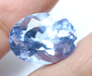 Rare Natural SANTA MARIA Aquamarine Oval Shape Loose Gemstone Certified 13.20 Ct - Picture 1 of 7