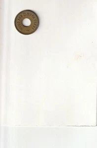 MAVERICK GOOD FOR 25 CENTS IN TRADE HOLED TOKEN LOOK NICE - Picture 1 of 2