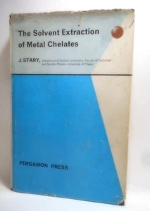The Solvent Extraction of Metal Chelates J Stary JH/C 1964 1st Edition rare - Picture 1 of 7