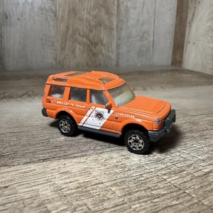 ⭐️ Mattel Matchbox 2000 Land Rover MBX Coast Guard Orange Replacement - Picture 1 of 6
