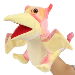 Juguetes de marionetas de mano de dinosaurio para niños marionetas de peluche con teatro de rol móvil - Imagen 1 de 7