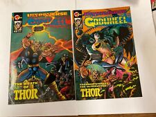 Ultraverse Godwheel#3 Variant Cvr.! Malibu Comics! Thor appears! Lot Of 2