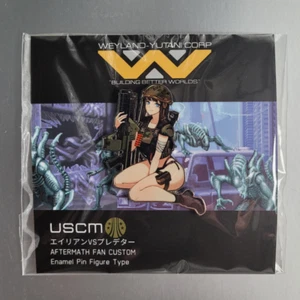 Alien vs. Predator Arcade Xenomorph Anime Girl Waifu Colonial Marines Reversnadel - Bild 1 von 1