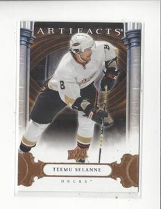 2009-10 Artifacts #25 Teemu Selanne Ducks