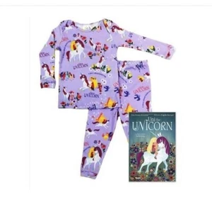Unicorn Pajama and Book Gift Set Size 6 Uni the Unicorn Book New - Picture 1 of 3