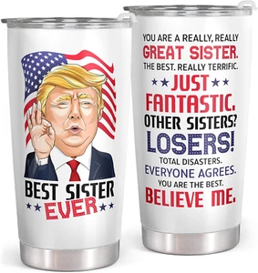 Valentines Day Gifts for Sister, Mothers Day Gifts for Sister - 20 Oz Tumbler - Picture 1 of 12