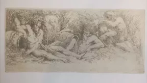 SALVATOR ROSA Wassergötter Altmeister Drucke - Bild 1 von 12