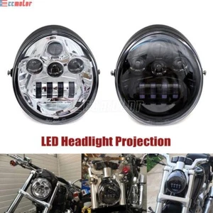 LED Headlight Assembly For Harley V Rod VRSCA VRSC VRSCF VRSCX Muscle Street Rod - Picture 1 of 22