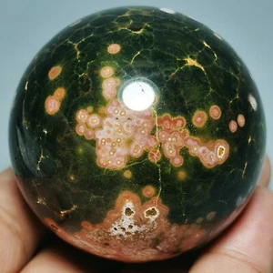 Sammlung! Roher NATÜRLICHER OZEANJASPIS Geode QUARZKRISTALL Kugel Kugel HEILUNG - Bild 1 von 11