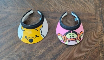 2 迪士尼蹒跚学步的遮阳帽帽子帽子小熊维尼跳虎 WDW — 第 1/4 张图片