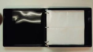 1 PCS 80 CD & DVD BLACK 3-RING ALBUM WITH WHITE SLEEVE PS3-R-ALBUM/SF005 - Picture 1 of 1