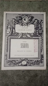 Andres Segovia : Guitar Album Leaves sheet music - Picture 1 of 1