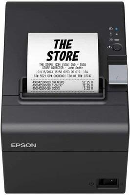 EPSON TM-T20III THERMAL RECEIPT PRINTER - USB Interface - Black - C31CH51001 - Image 1 of 4